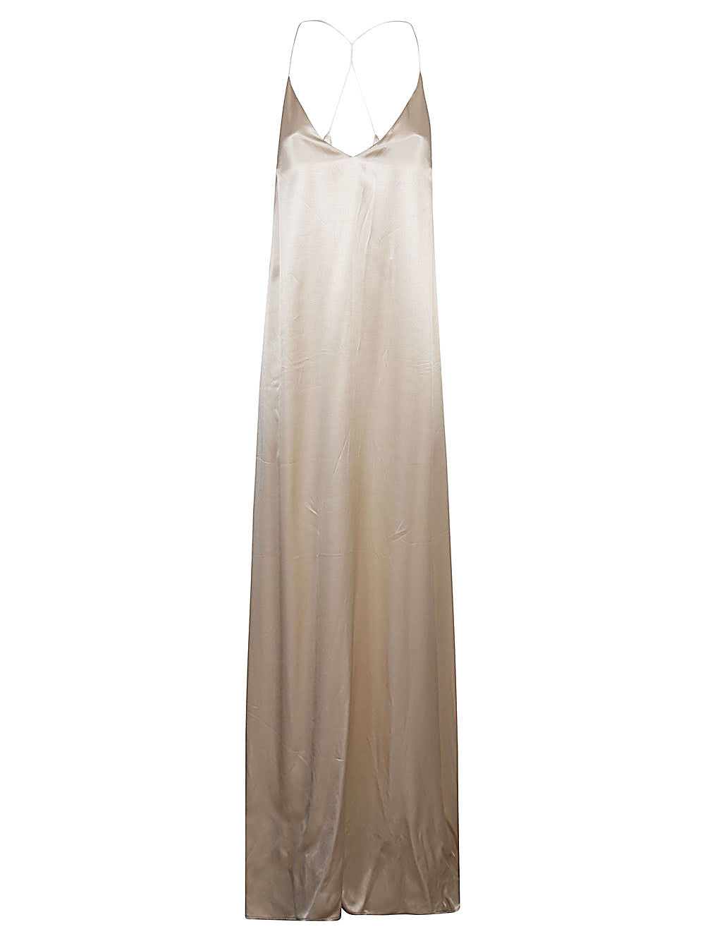 Athena long silk dress