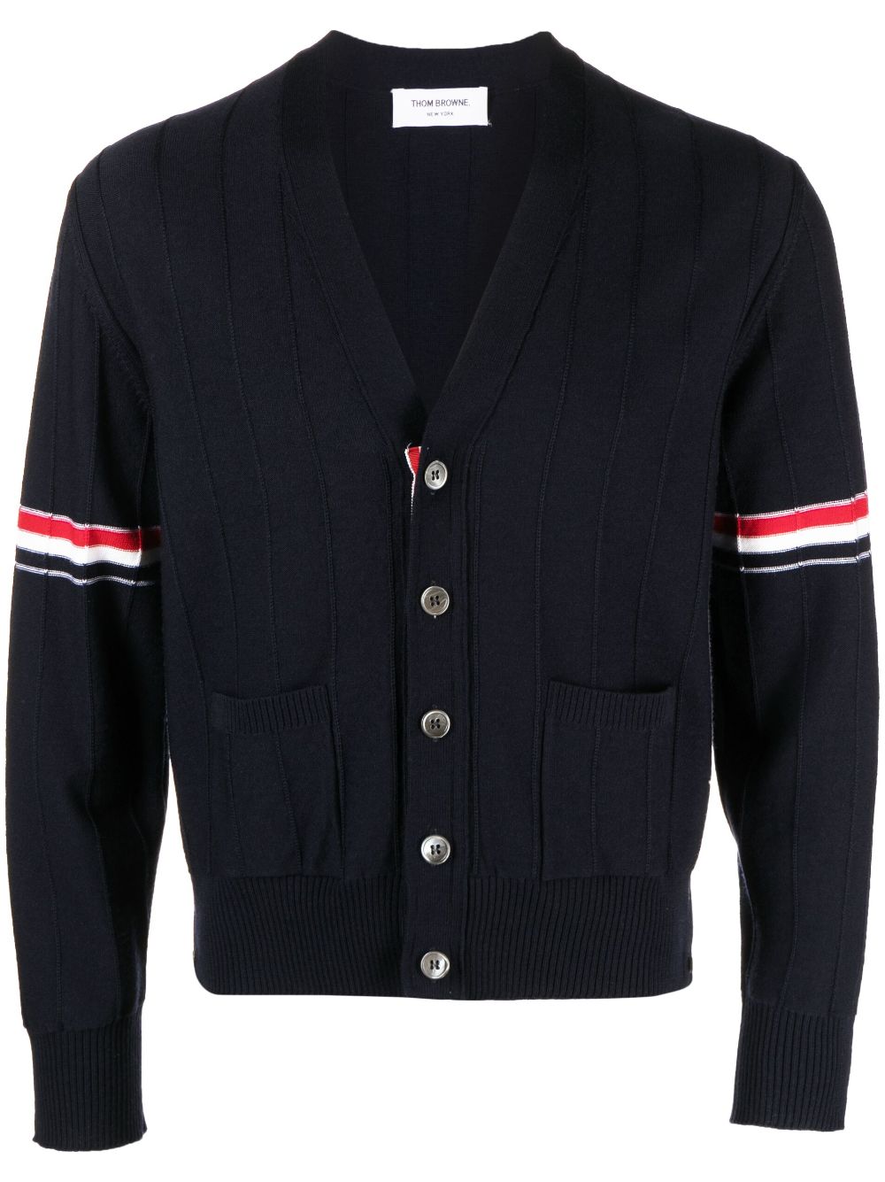 Rwb wool cardigan