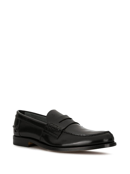 Leather loafers