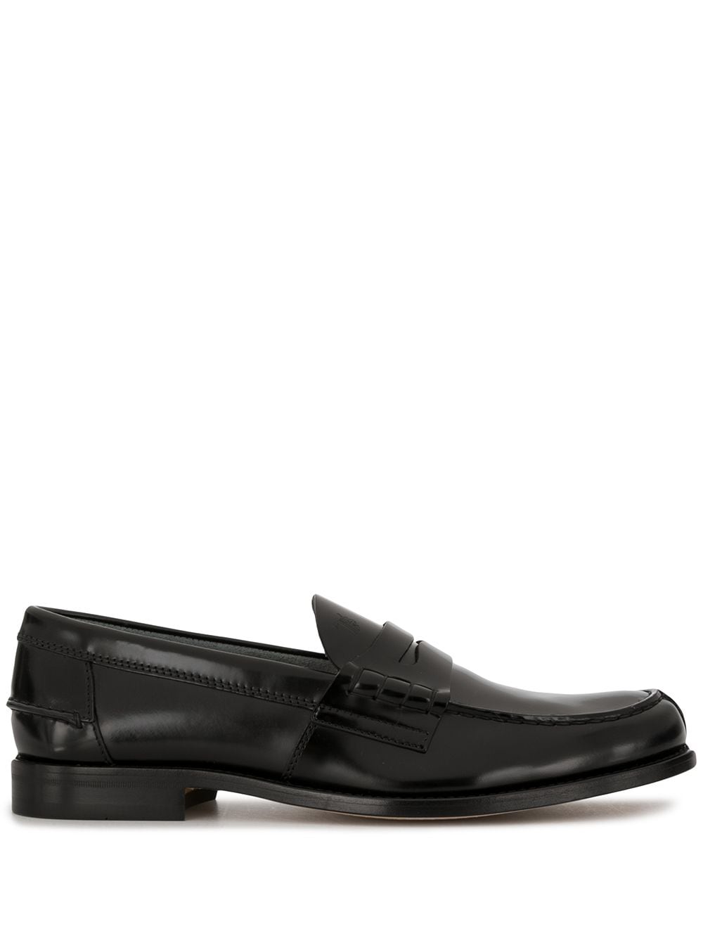 Leather loafers