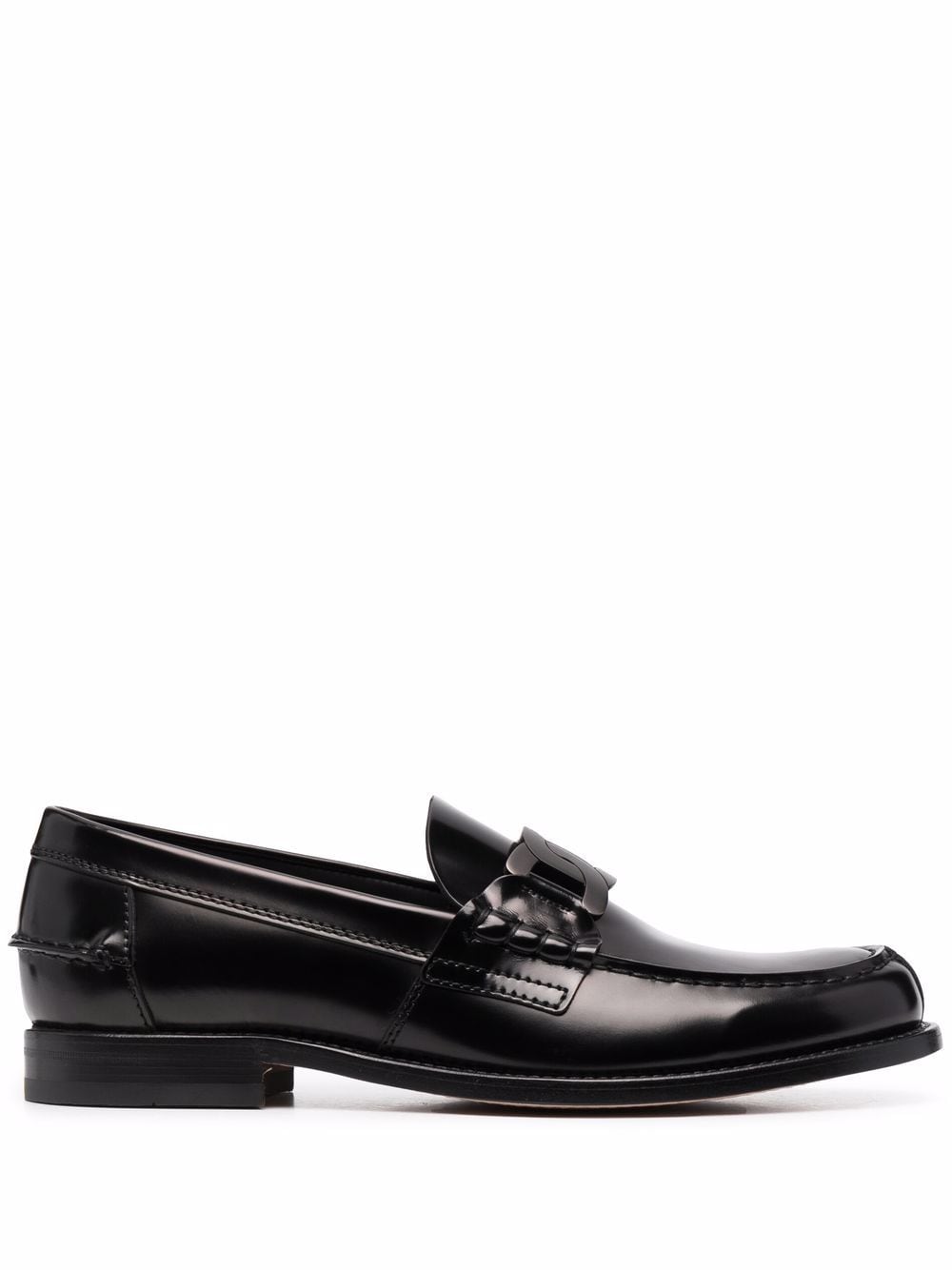 Leather loafers