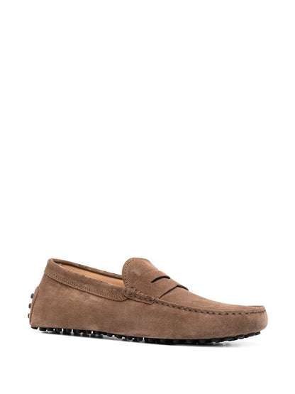 Gommini suede driving shoes