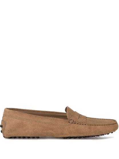 Gommini suede driving shoes