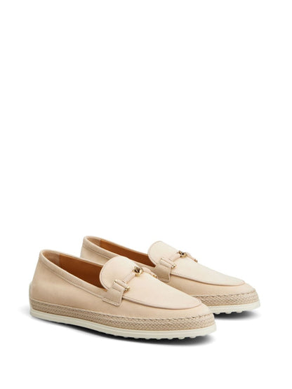 Suede leather loafers