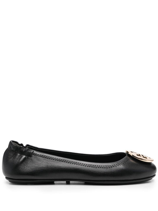 Minnie leather ballet flats