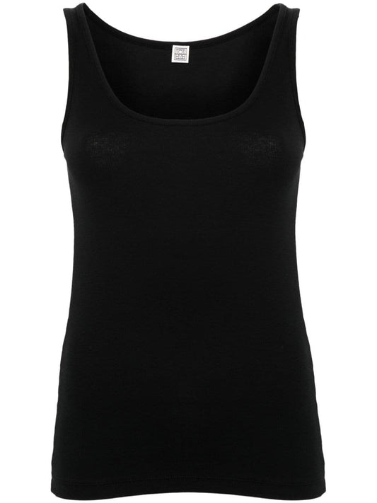 Organic cotton ribbed tank top