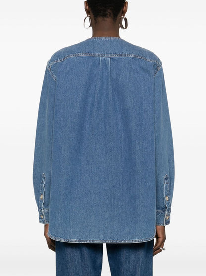 Organic cotton denim shirt