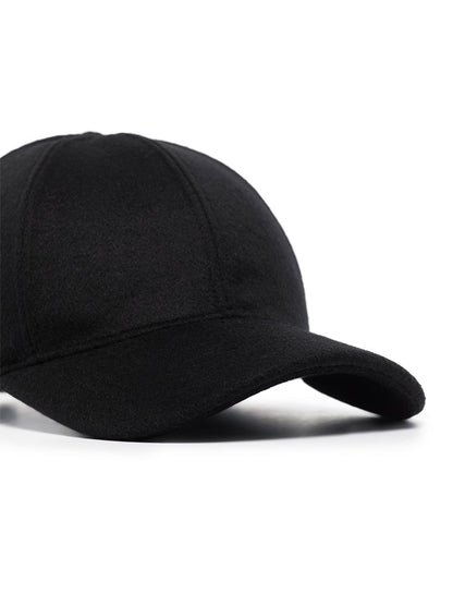 Cashmere baseball cap