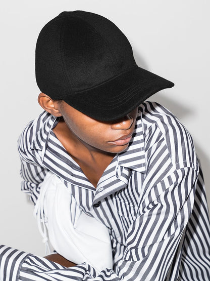 Cashmere baseball cap