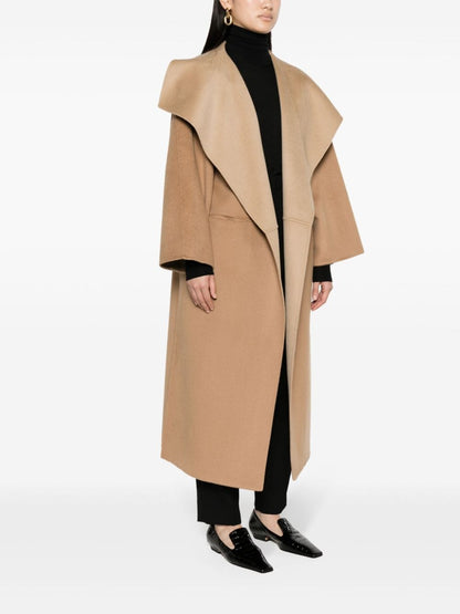 Wool and cashmere blend coat