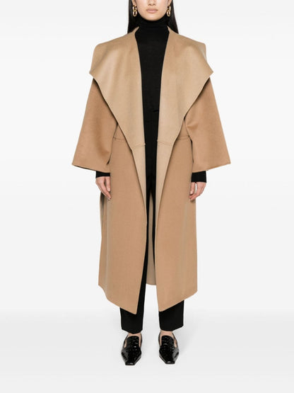 Wool and cashmere blend coat