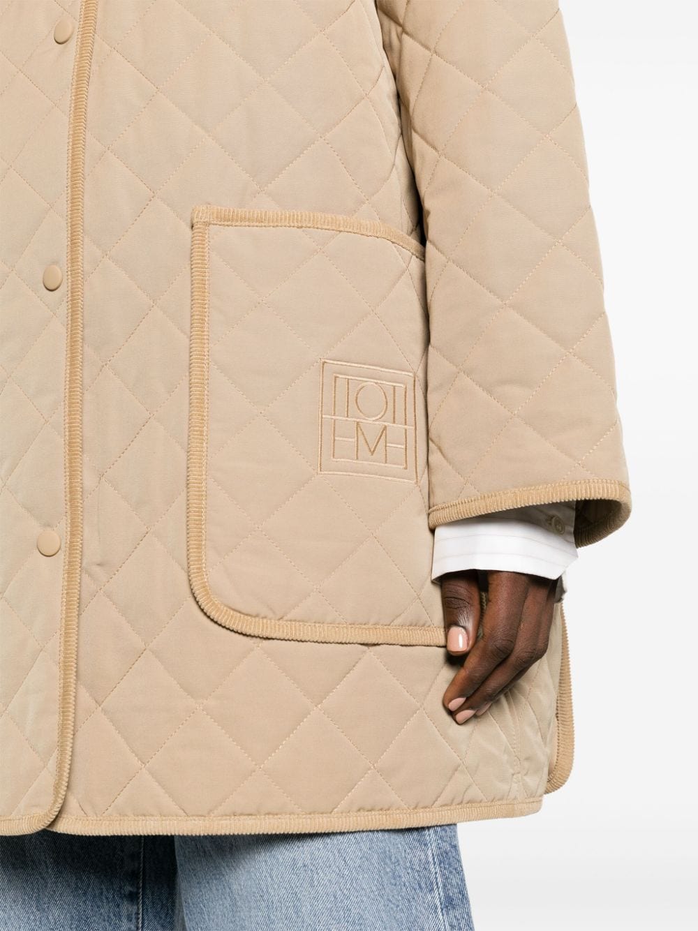 Oversizied quilted jacket