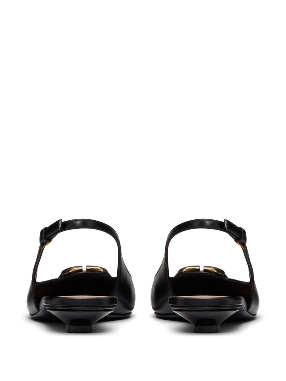 Vlogo leather slingback ballets