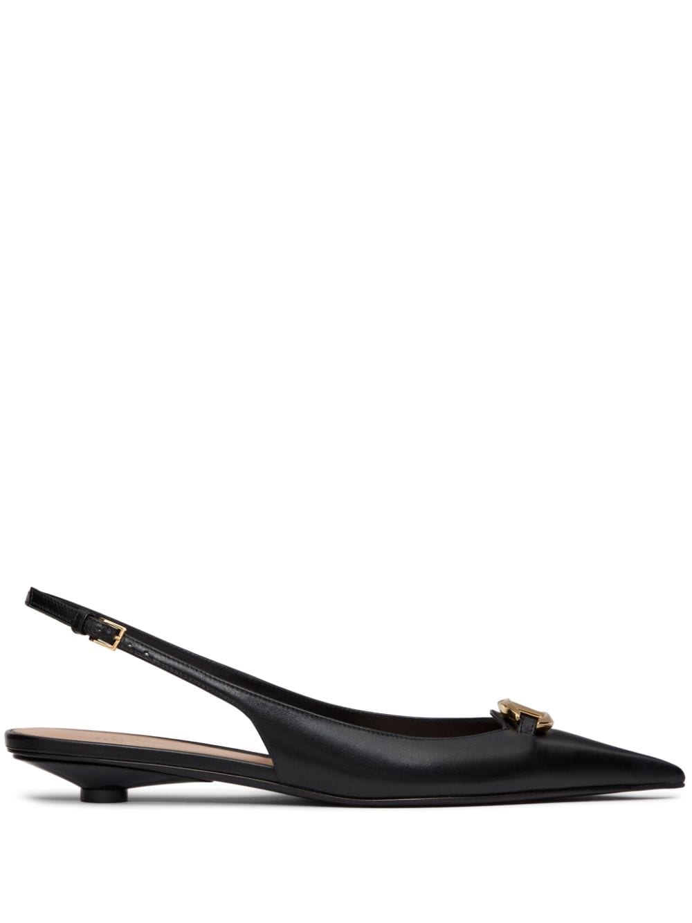 Vlogo leather slingback ballets