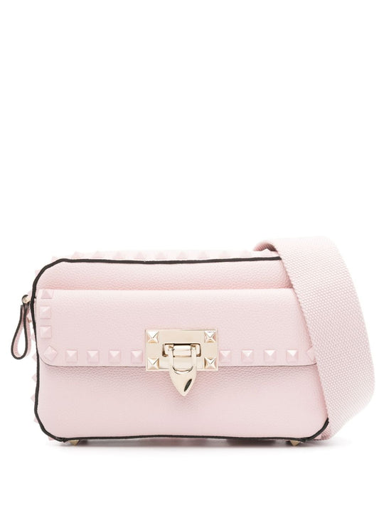 Rockstud leather crossobdy bag