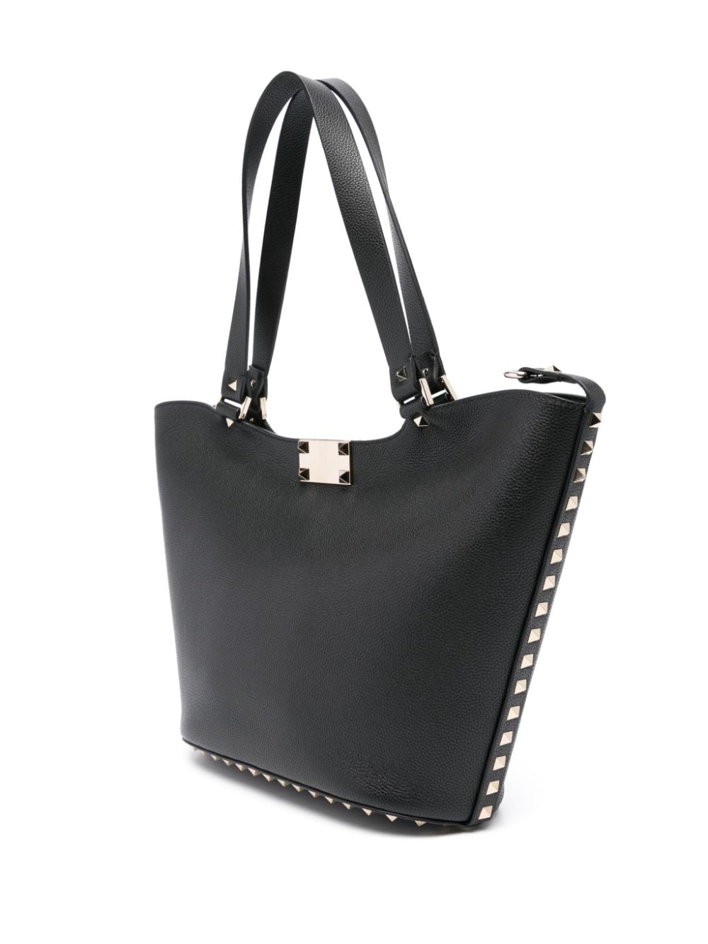 Rockstud small leather tote bag