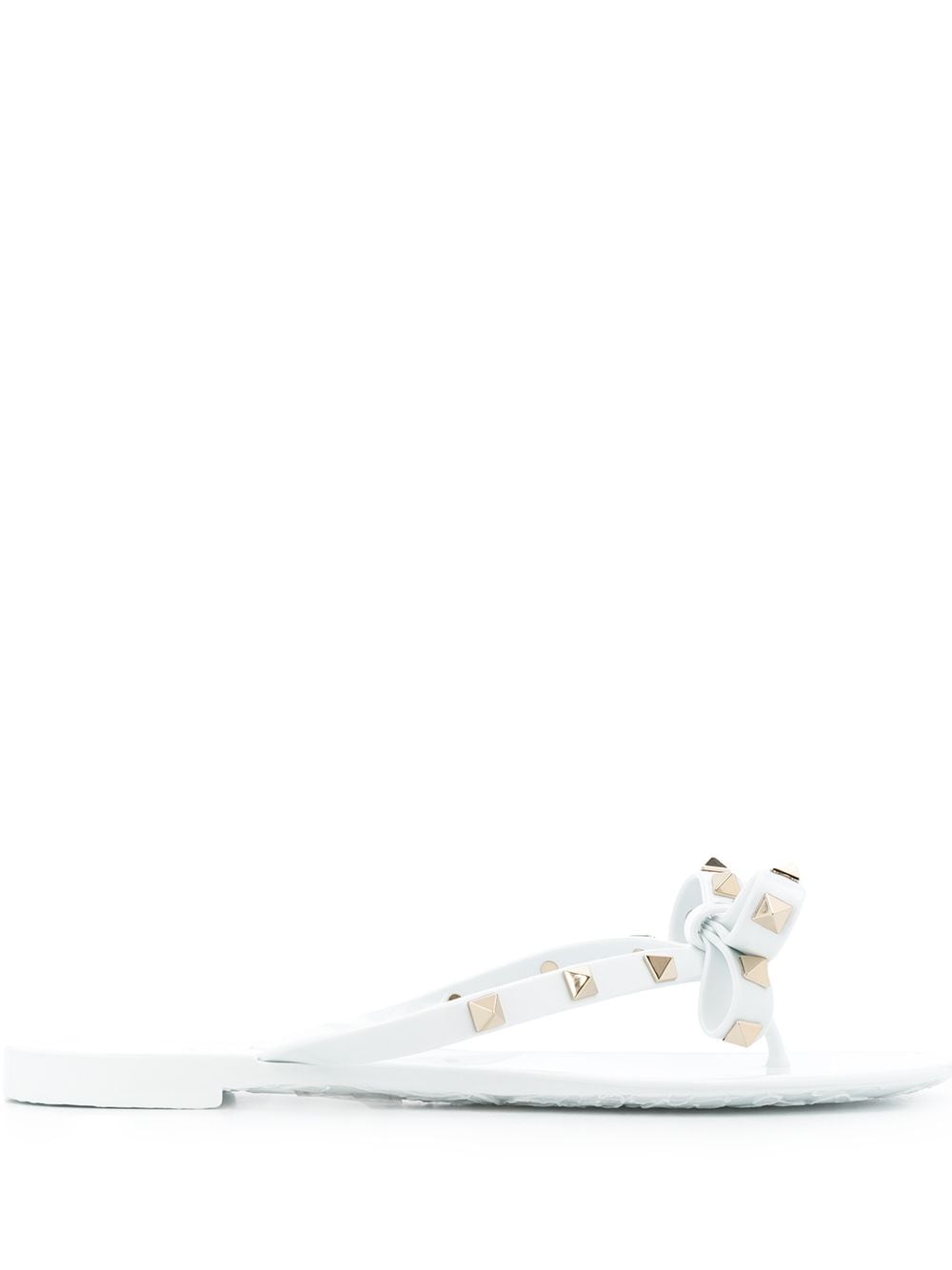 Rockstud rubber thong sandals