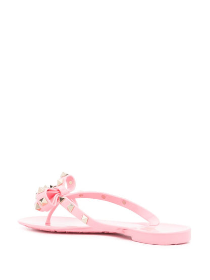 Rockstud rubber thong sandals