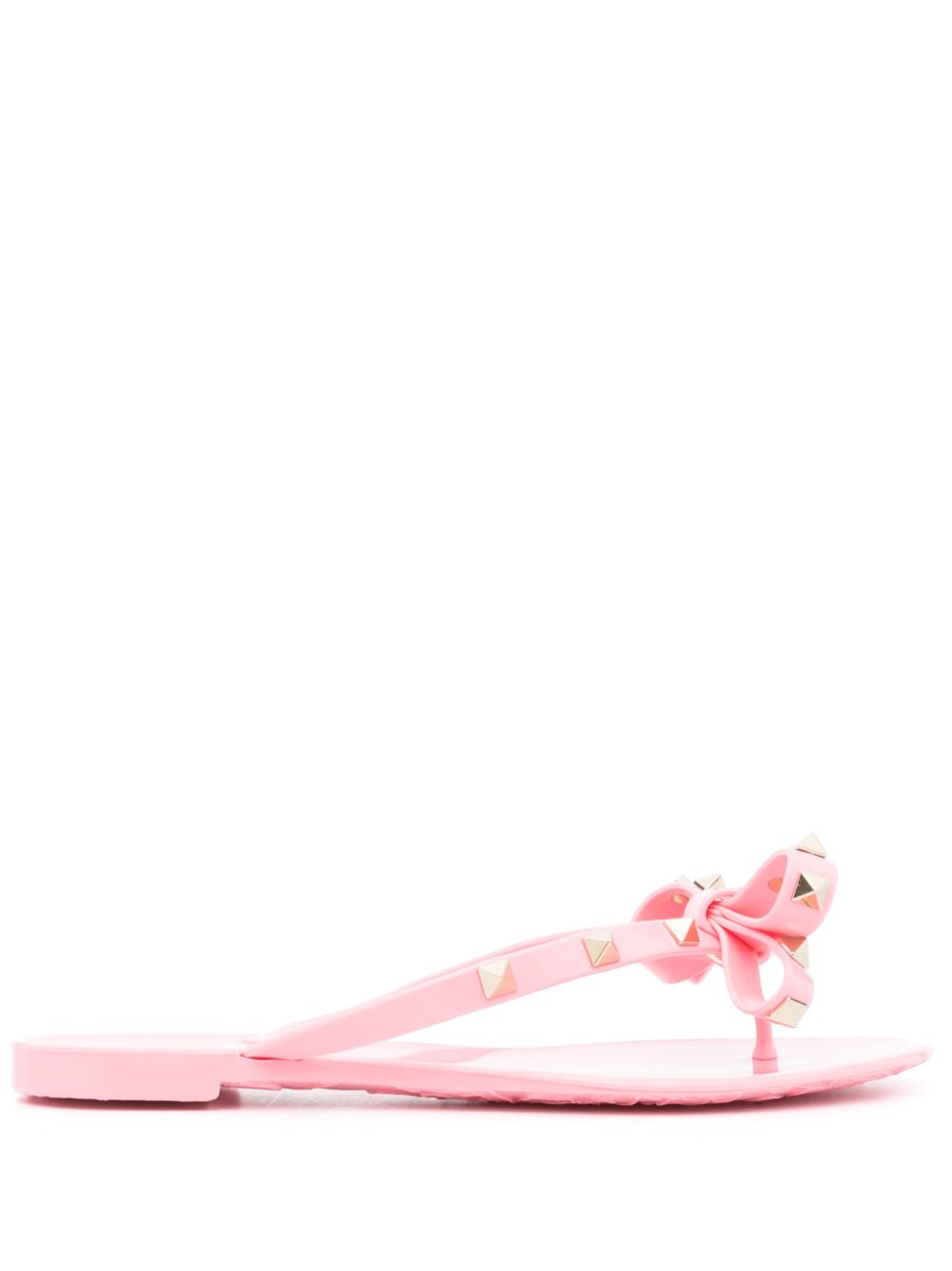 Rockstud rubber thong sandals