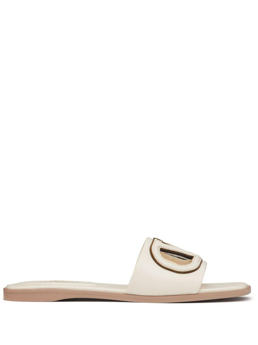 Vlogo cut-out leather sandals