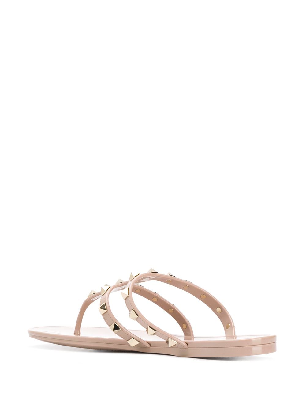 Rockstud rubber thong sandals