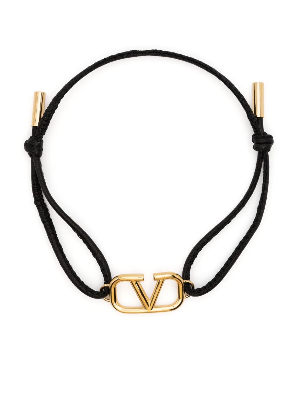 Vlogo signature leather bracelet