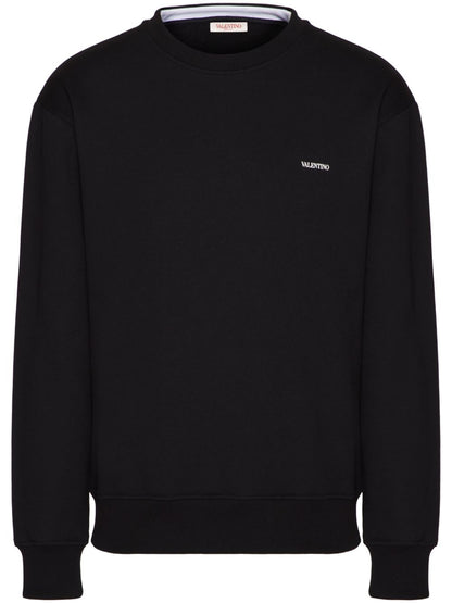 Logo cotton crewneck sweatshirt