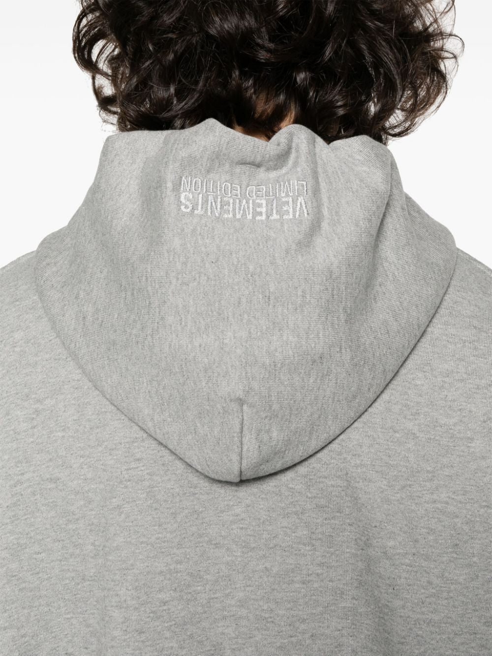 Logo cotton blend hoodie