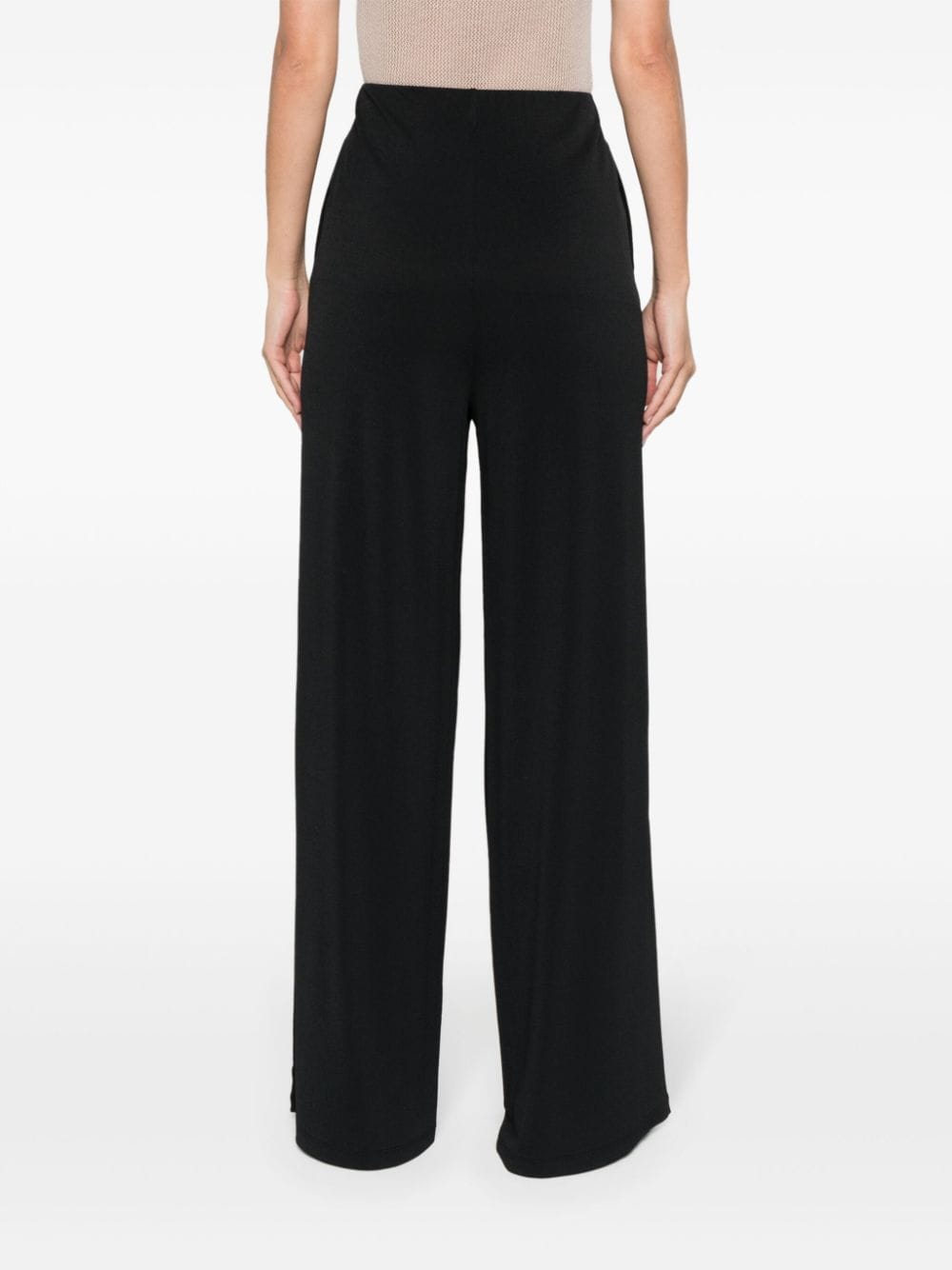 Crepe jersey trousers