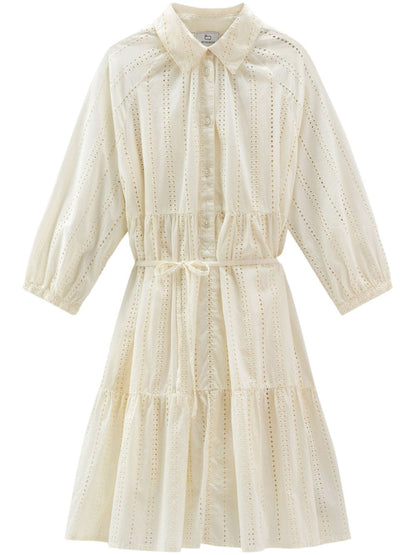 Cotton shirt dress