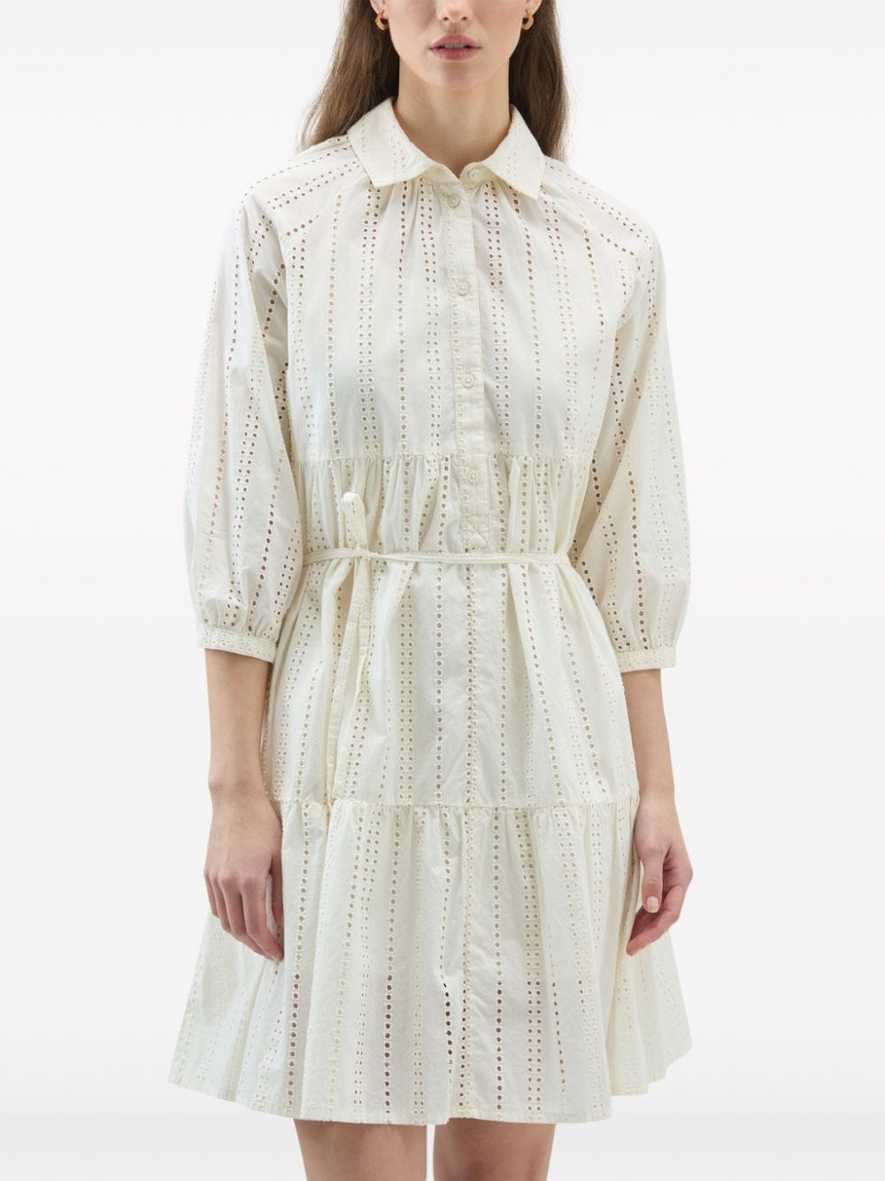 Cotton shirt dress