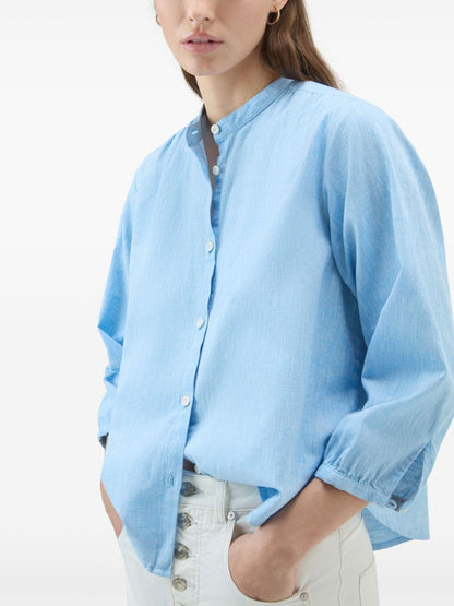 Cotton and linen blend shirt