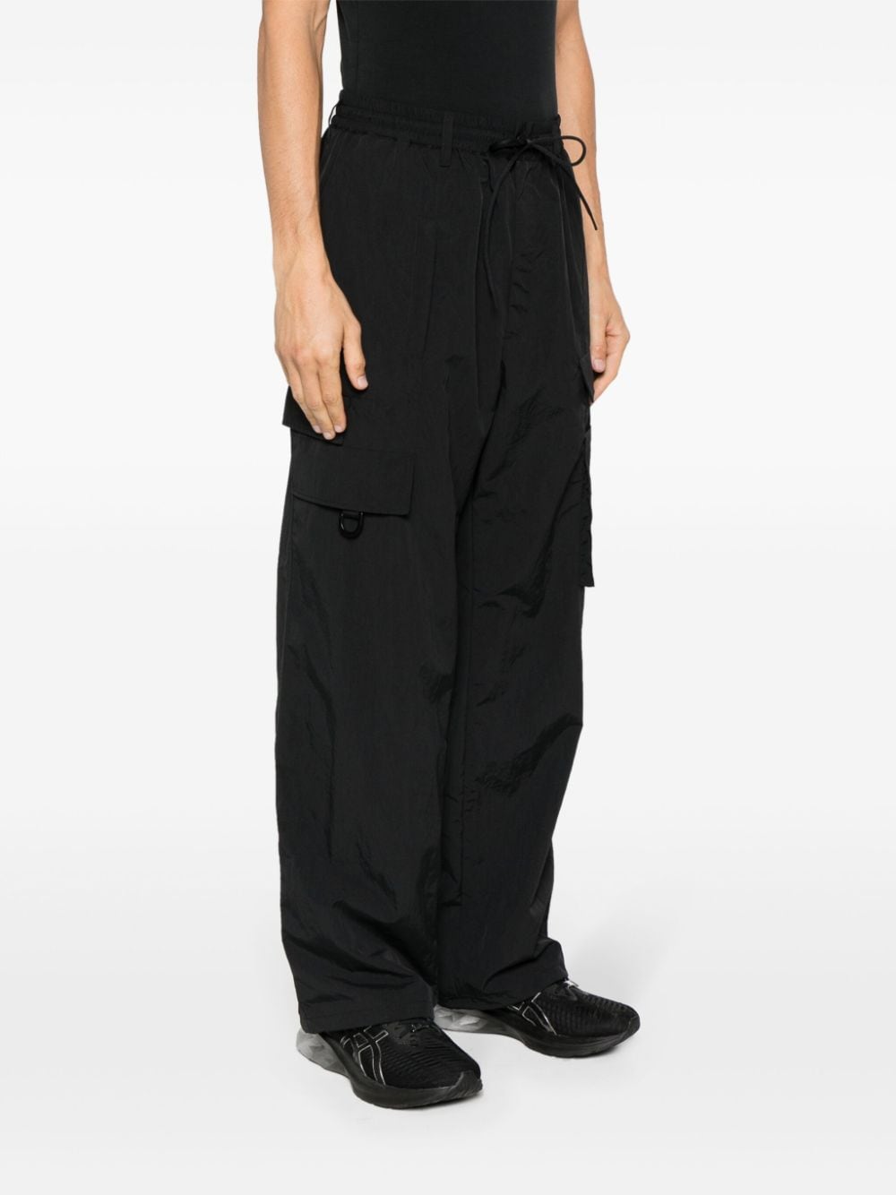 Nylon cargo trousers