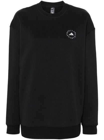 Logo cotton blend sweatshirt