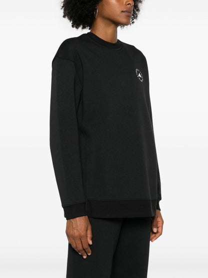 Logo cotton blend sweatshirt