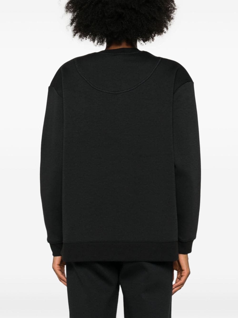 Logo cotton blend sweatshirt