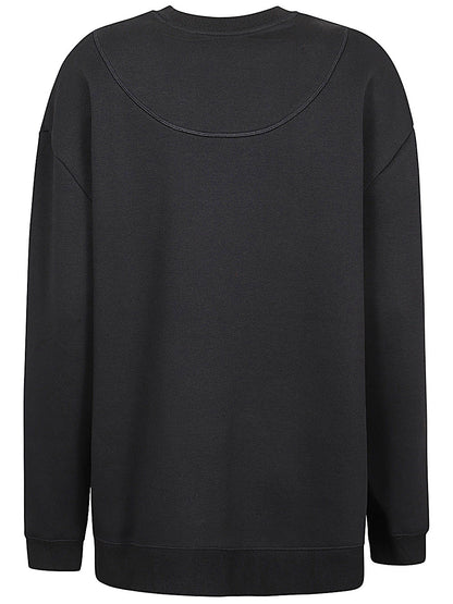 Logo cotton blend sweatshirt