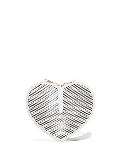 Le coeur net leather crossbody bag