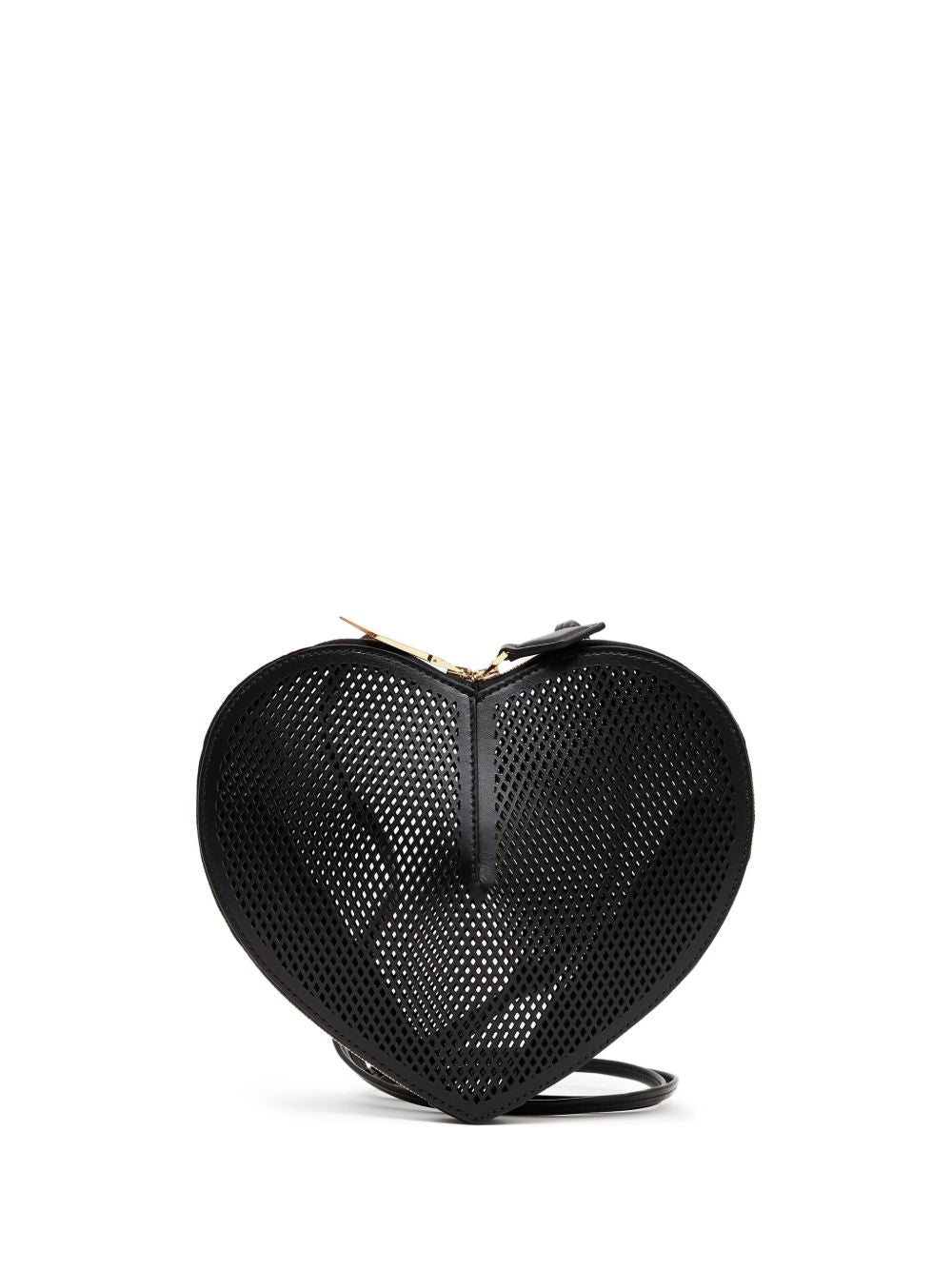 Le coeur net leather crossbody bag