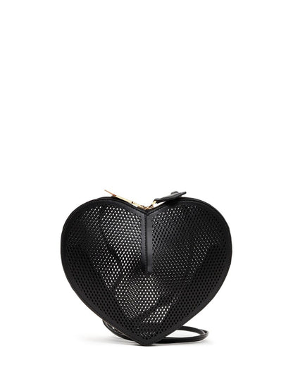 Le coeur net leather crossbody bag
