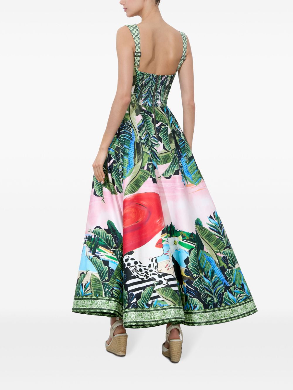 Fia printed midi dress