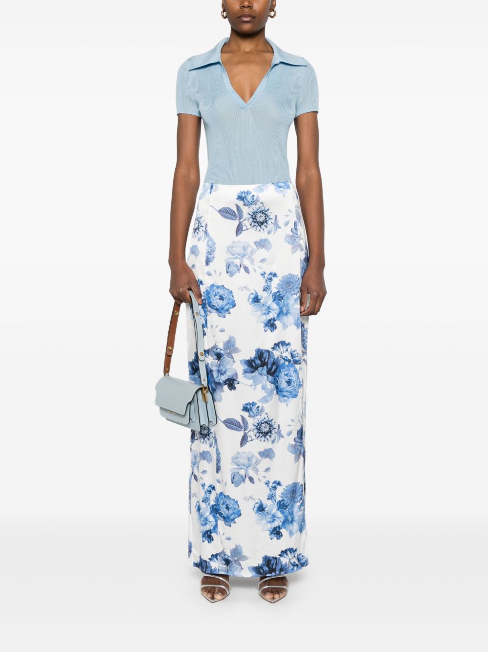 Stephine printed long skirt