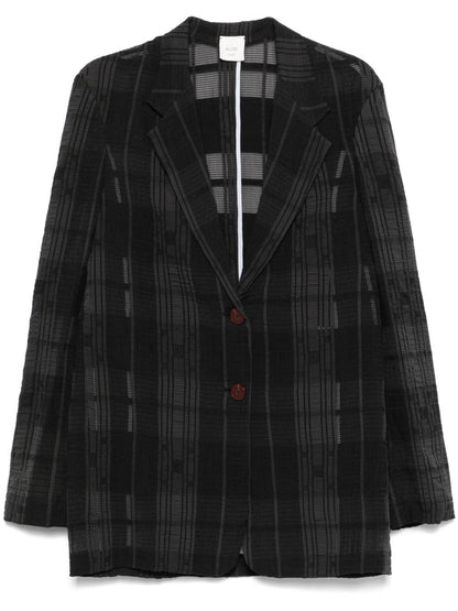 Single-breasted blazer jacket