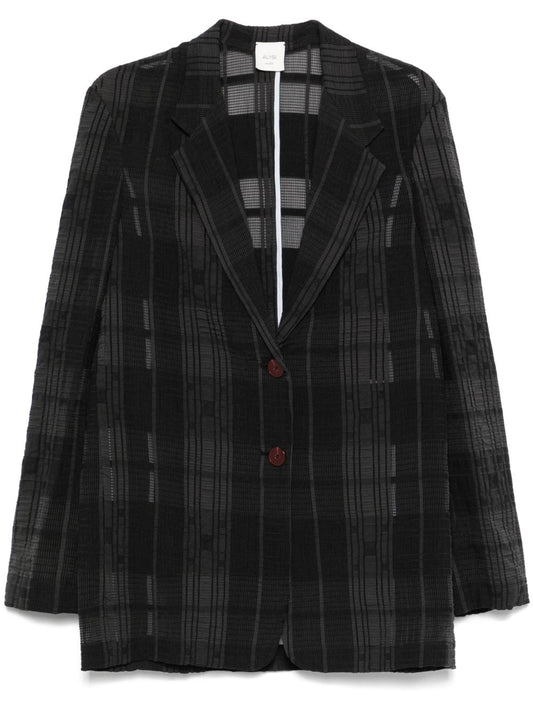Single-breasted blazer jacket