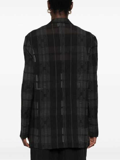 Single-breasted blazer jacket
