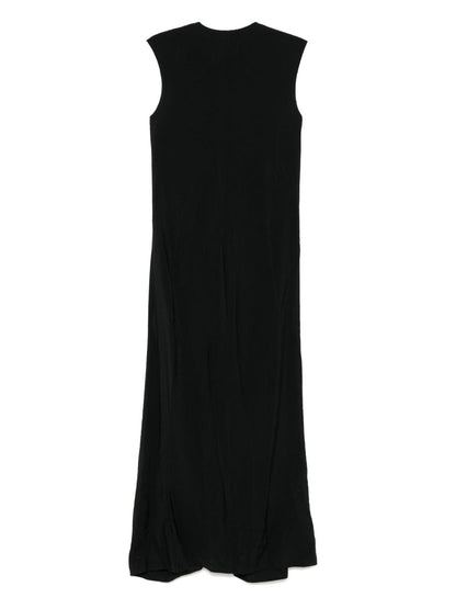 Buttoned long dress