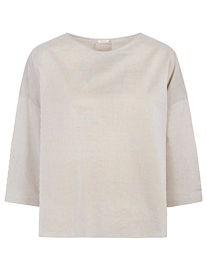 Cotton and silk blouse