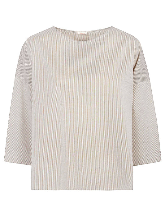 Cotton and silk blouse