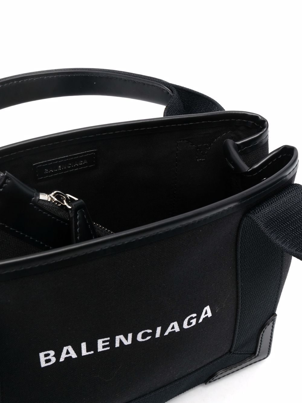 Navy cabas xs canvas tote bag