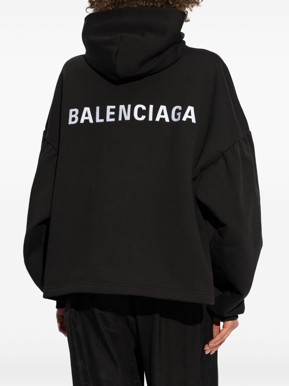 Logo cotton hoodie